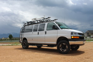 GM 4x4 Van with Ladder