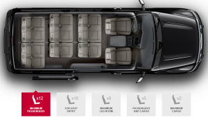 nissan 4x4 van seating